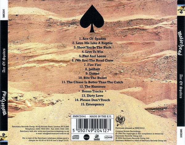 Motörhead – Ace Of Spades cd nuevo - Imagen 2