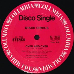 Disco Circus – Over And Over / Get Up And Dance maxi single usado