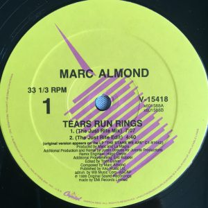 Marc Almond – Tears Run Rings maxi single usado
