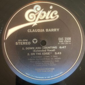 Claudja Barry – Down And Counting   maxi single usado
