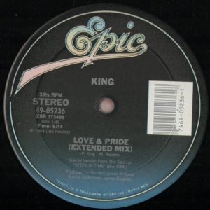 King – Love & Pride (Extended 12" Mix)   maxi single usado