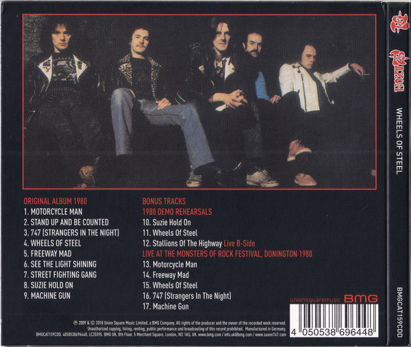 Saxon – Wheels Of Steel cd nuevo - Imagen 2