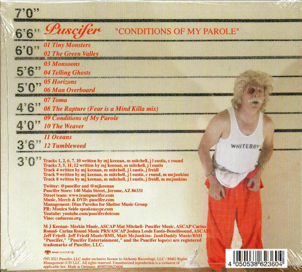 Puscifer – Conditions Of My Parole cd nuevo - Imagen 2