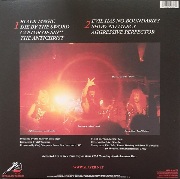 Slayer – Live Undead vinilo nuevo - Imagen 2