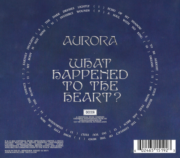 AURORA – What Happened To The Heart? cd nuevo - Imagen 2