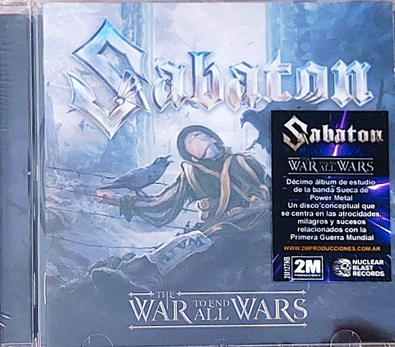 Sabaton – The War To End All Wars cd nuevo