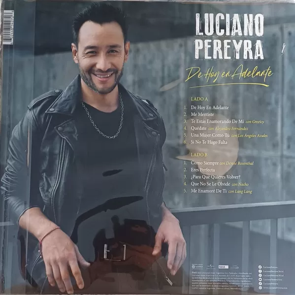 Luciano Pereyra – De Hoy En Adelante vinilo nuevo - Imagen 2