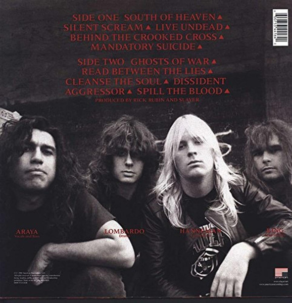 Slayer – South Of Heaven vinilo nuevo - Imagen 2