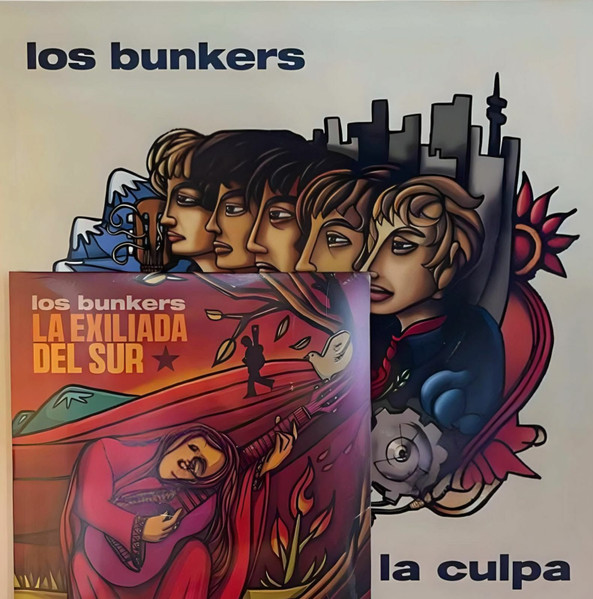 los bunkers – La Culpa + single 7" la exiliada del sur vinilo nuevo