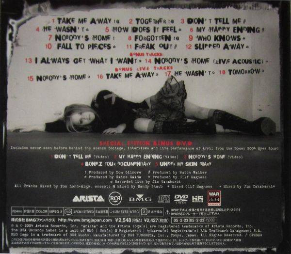 Avril Lavigne – Under My Skin cd + dvd usado - Imagen 2