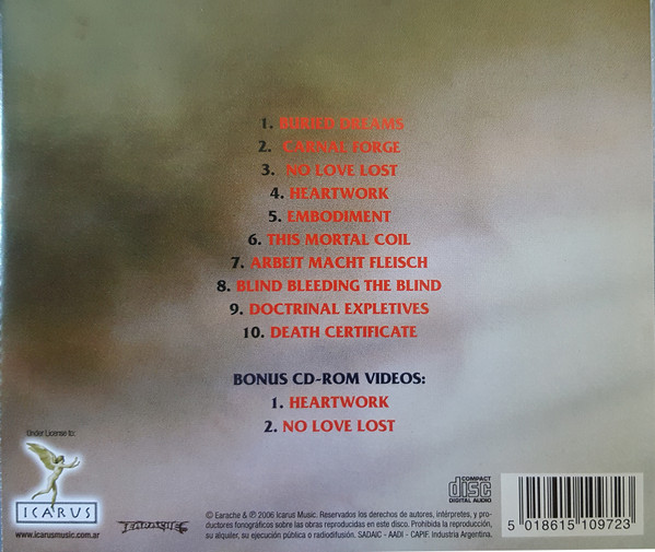 Carcass – Heartwork cd nuevo - Imagen 2