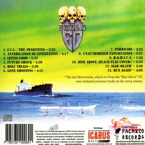 Evildead – Annihilation Of Civilization cd nuevo - Imagen 2
