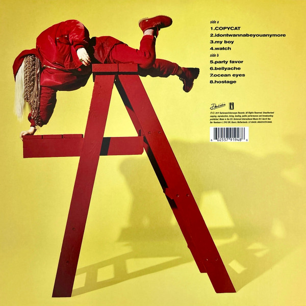 Billie Eilish – Dont Smile At Me vinilo nuevo - Imagen 2