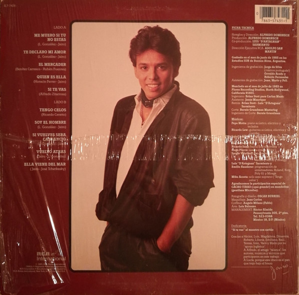 Jairo – Jairo vinilo usado - Imagen 2