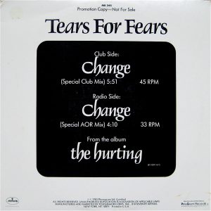 Tears For Fears – Change maxi single usado