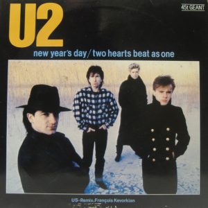 U2 – New Year's Day / Two Hearts Beat As One   maxi single usado