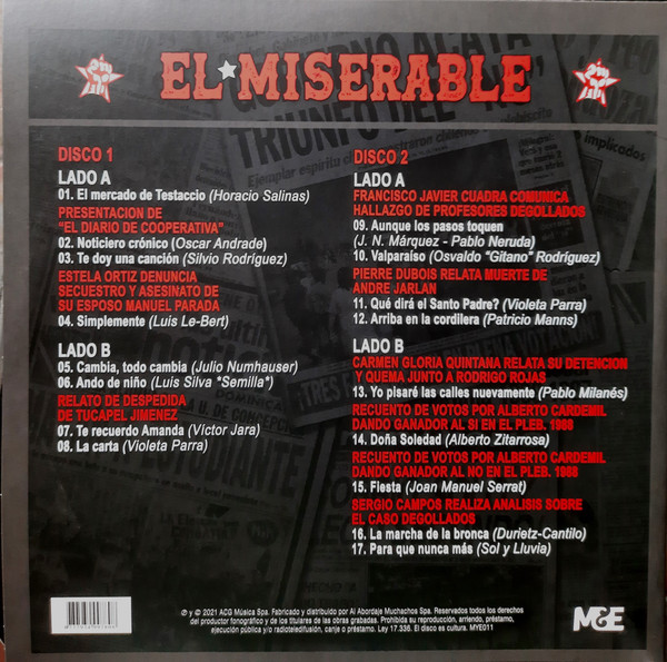 Los Miserables – La Voz Del Pueblo vinilo doble nuevo - Imagen 2