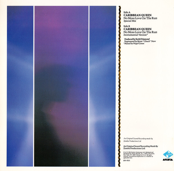 Billy Ocean – Caribbean Queen (No More Love On The Run) maxi single usado - Imagen 2