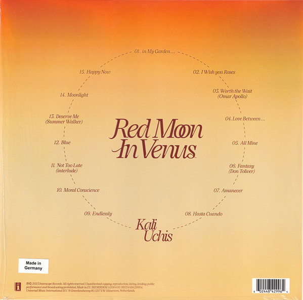 Kali Uchis – Red Moon In Venus vinilo nuevo - Imagen 2