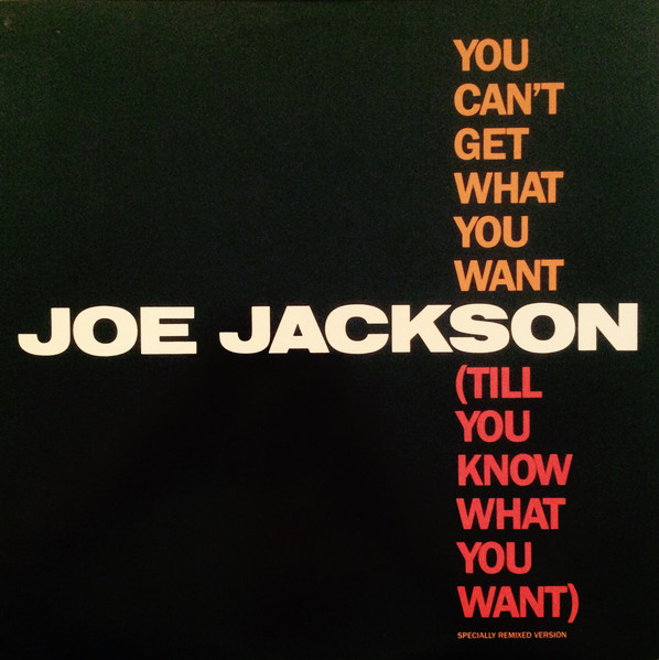 Joe Jackson – You Can't Get What You Want (Till You Know What You Want) maxi single usado