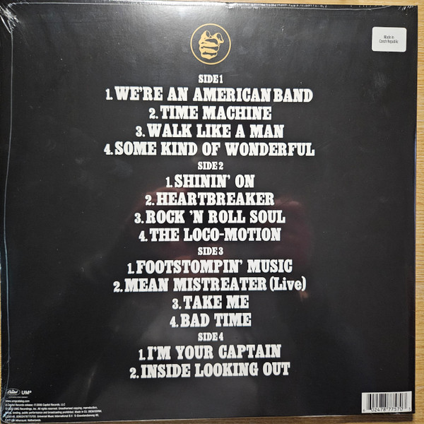 Grand Funk Railroad – Greatest Hits vinilo doble nuevo - Imagen 2