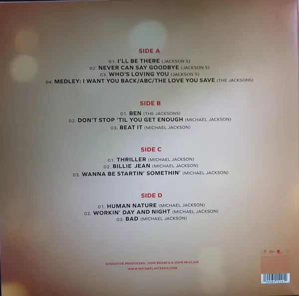Michael Jackson – Michael (Songs From The Motion Picture) vinilo doble nuevo - Imagen 2