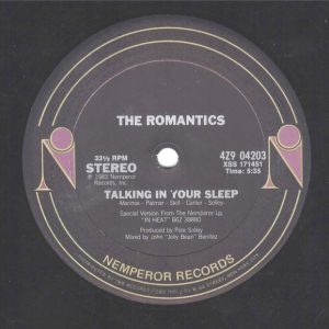 The Romantics – Talking In Your Sleep maxi single usado
