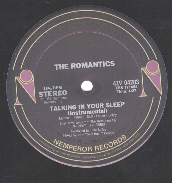 The Romantics – Talking In Your Sleep maxi single usado - Imagen 2