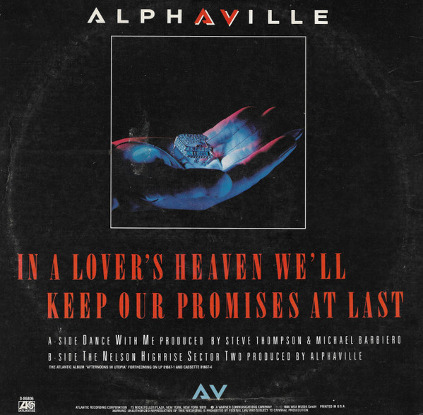 Alphaville – Dance With Me maxi single usado - Imagen 2