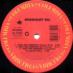 Midnight Oil – Beds Are Burning / The Dead Heart   maxi single usado