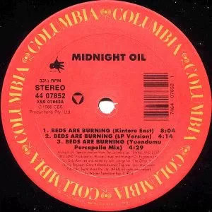Midnight Oil – Beds Are Burning / The Dead Heart maxi single usado