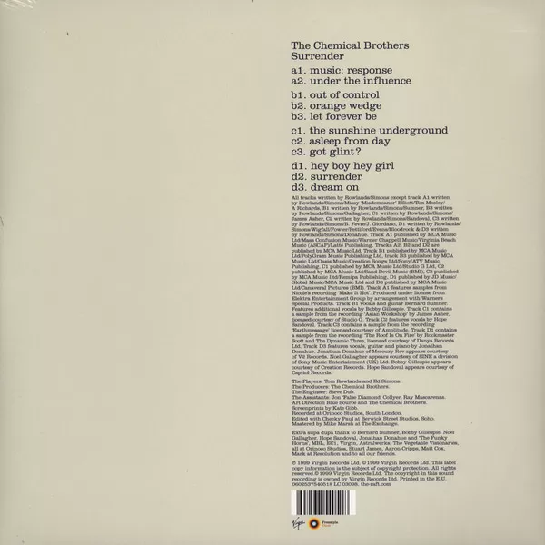 The Chemical Brothers – Surrender vinilo doble nuevo - Imagen 2