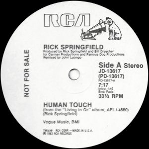 Rick Springfield – Human Touch maxi single usado