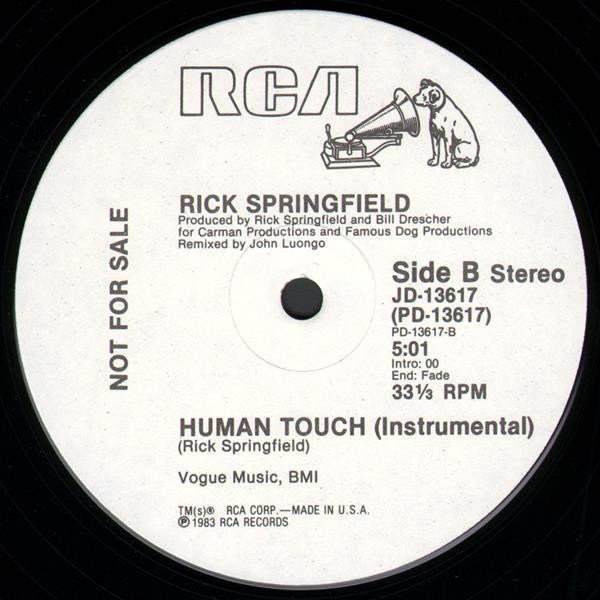 Rick Springfield – Human Touch maxi single usado - Imagen 2