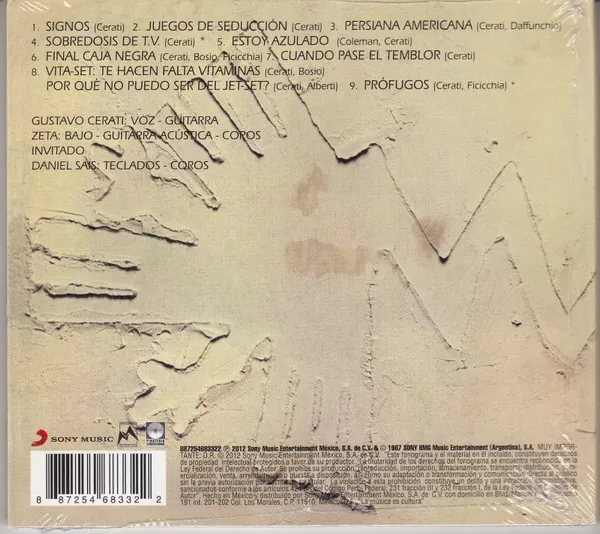 Soda Stereo – Ruido Blanco cd nuevo - Imagen 2