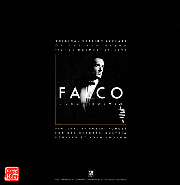 Falco – Junge Roemer (Specially Remixed Version) maxi single usado - Imagen 2
