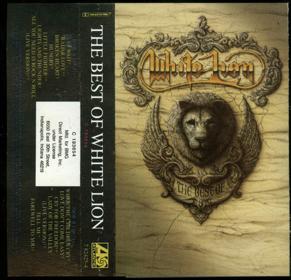 White Lion – The Best Of White Lion cassette usado
