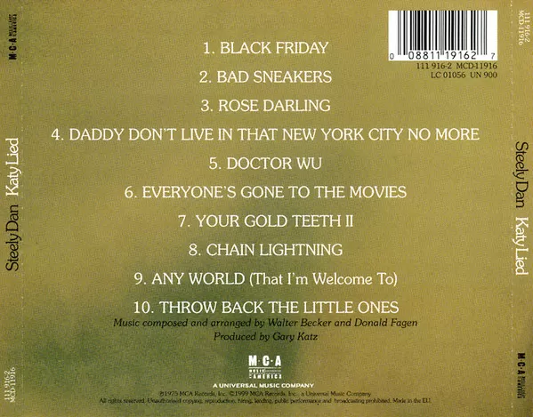 Steely Dan – Katy Lied cd nuevo - Imagen 2