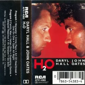 Daryl Hall & John Oates – H₂O   cassette usado