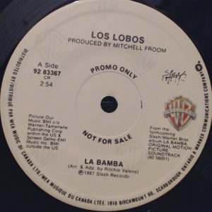 Los Lobos – La Bamba vinilo single 7" usado