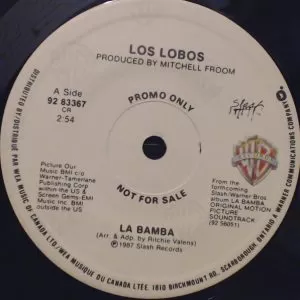 Los Lobos – La Bamba   vinilo single 7" usado
