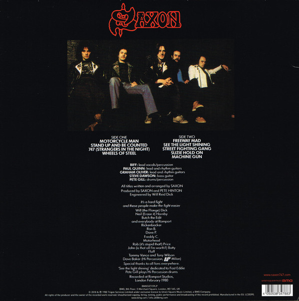 Saxon – Wheels Of Steel vinilo nuevo - Imagen 2
