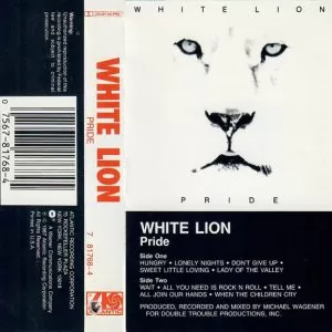 White Lion – Pride   cassette usado