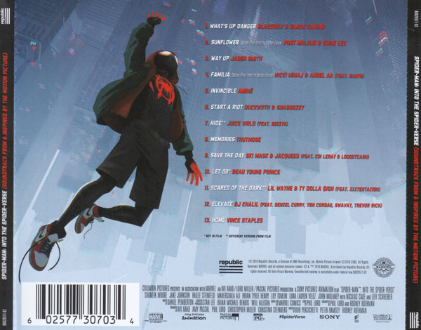 Various – Spider-Man: Into The Spider-Verse (Soundtrack From & Inspired By The Motion Picture) cd nuevo - Imagen 2