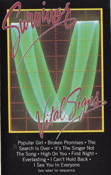 Survivor – Vital Signs cassette usado