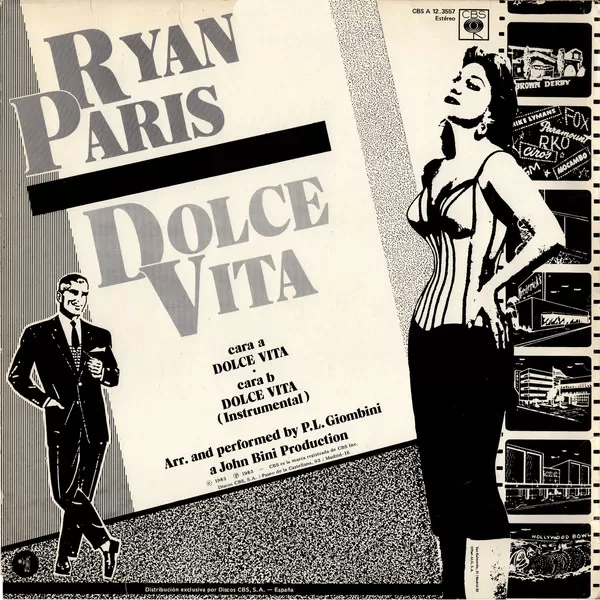 Ryan Paris – Dolce Vita maxi single usado - Imagen 2