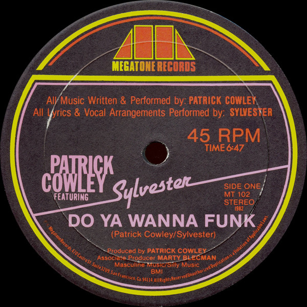 Patrick Cowley Featuring Sylvester – Do Ya Wanna Funk maxi single nuevo - Imagen 2