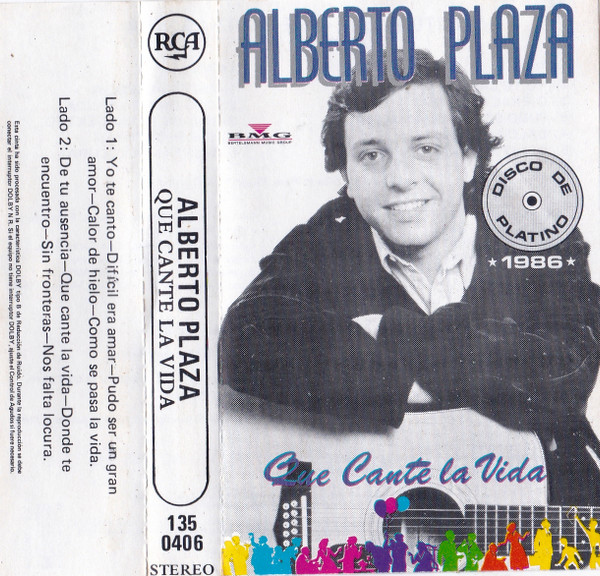 Alberto Plaza – Que Cante La Vida cassette usado