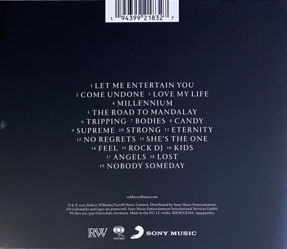 Robbie Williams – XXV cd nuevo - Imagen 2