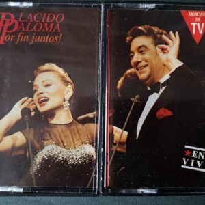 Placido Domingo / Paloma San Basilio – Placido Paloma Por Fin Juntos! En Vivo cassette doble usado